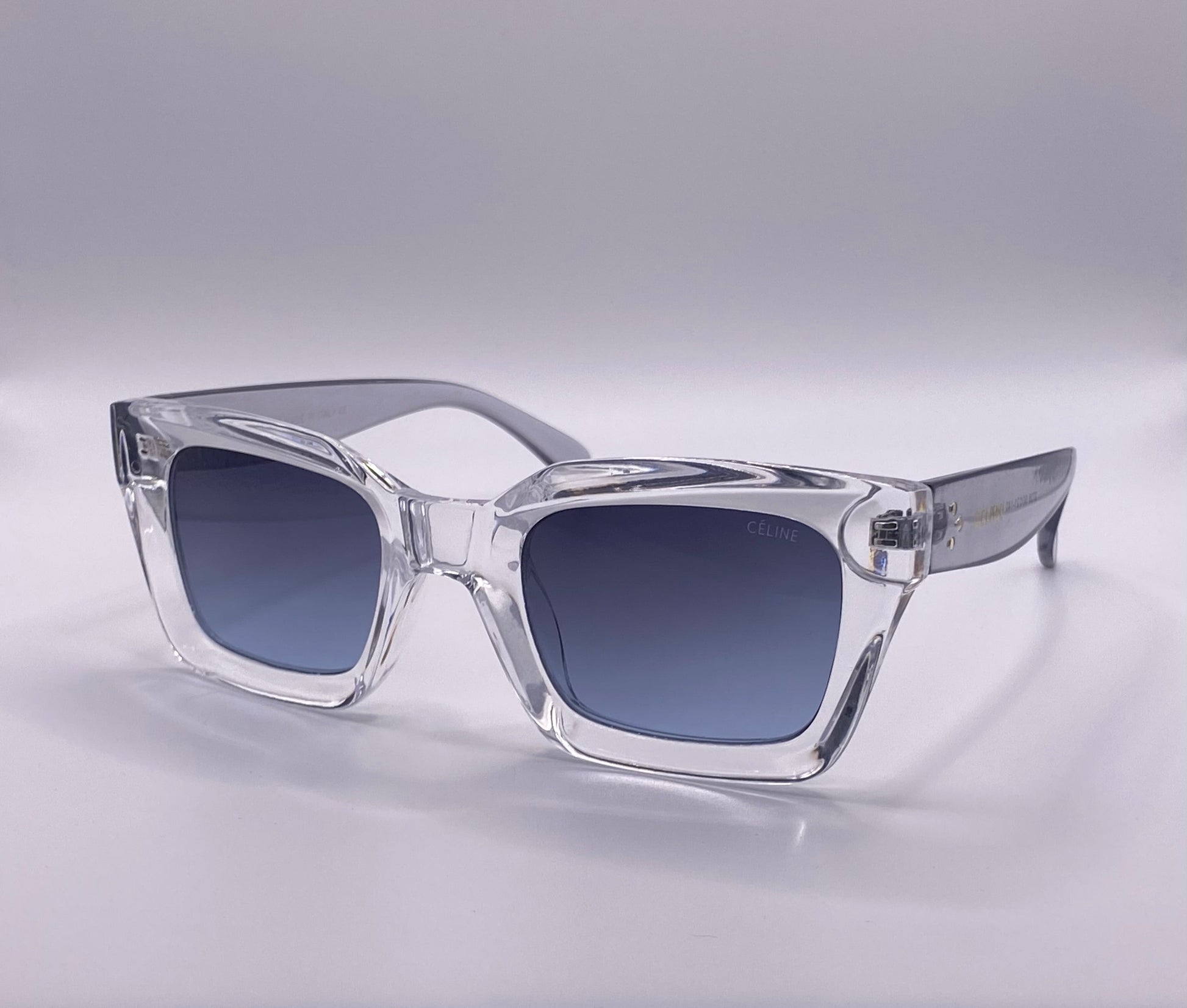 Lunettes CÉLINE BLEU & TRANSPARENT CL-1010 Packaging normale