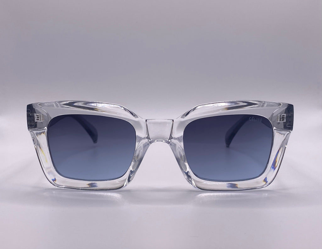 Lunettes CÉLINE BLEU & TRANSPARENT CL-1010